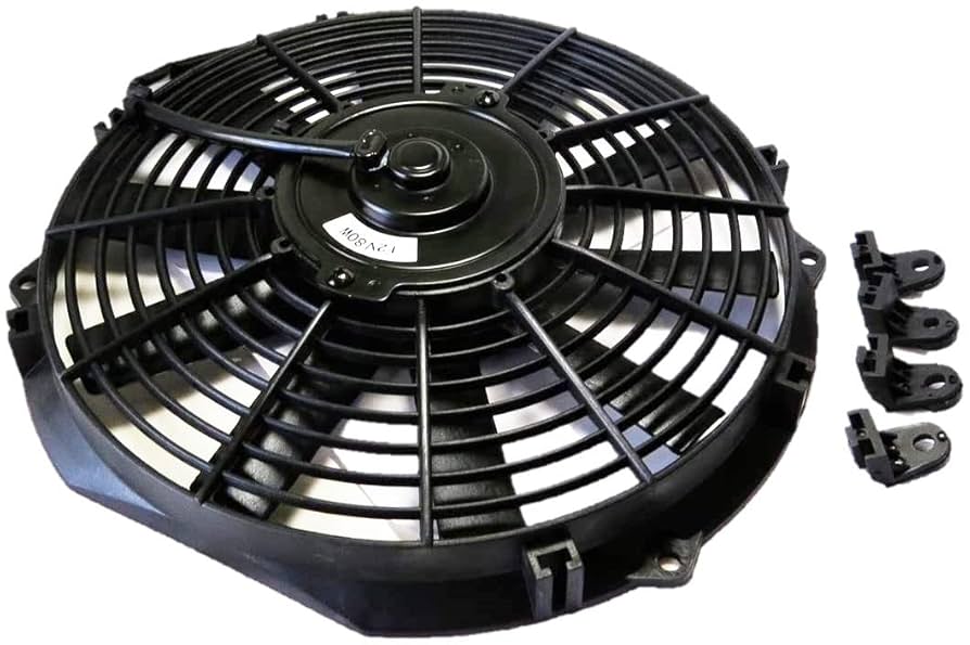 Amazon.co.jp: (mind items) 12インチ 汎用 薄型 電動ファン